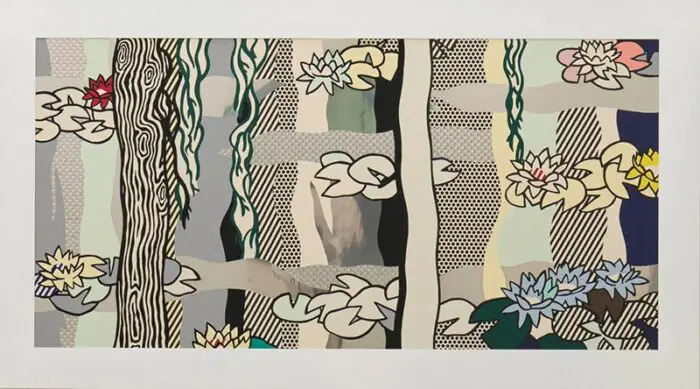 Roy Lichtenstein, Waterlillies with willows, 1992