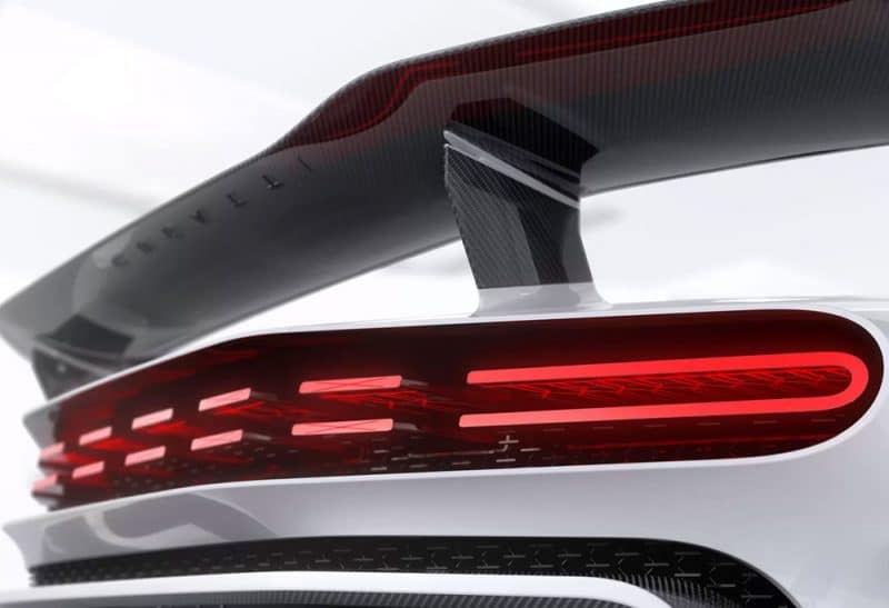 bugatti centodieci rear wing