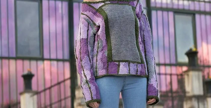 sweater camouflage detail