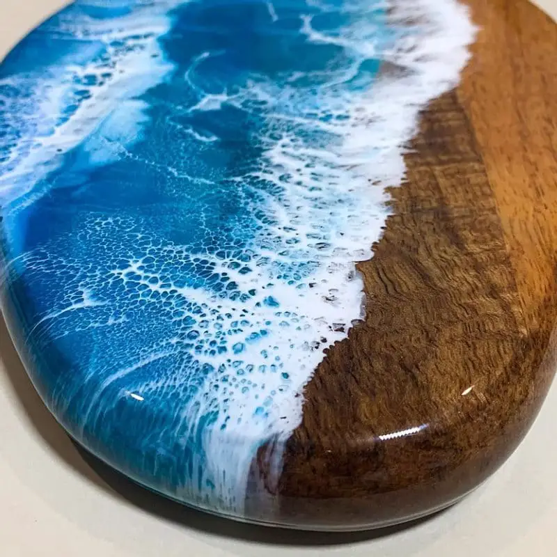 resin art charcuterie board