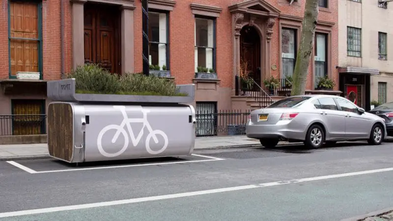 safe bike parking in new york