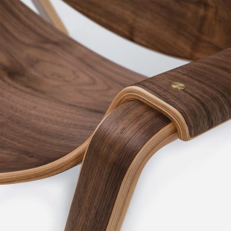 molded wood chair modernica