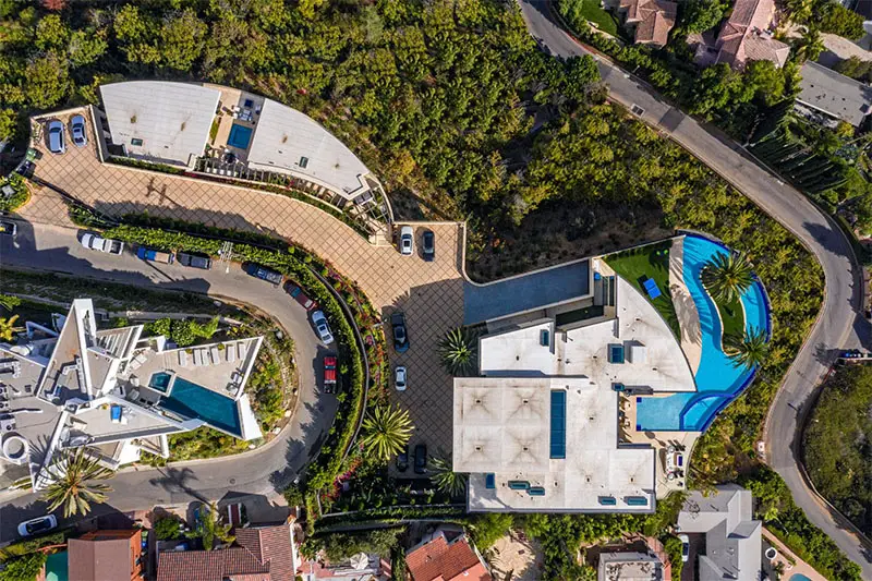 aerial view mascolo estate