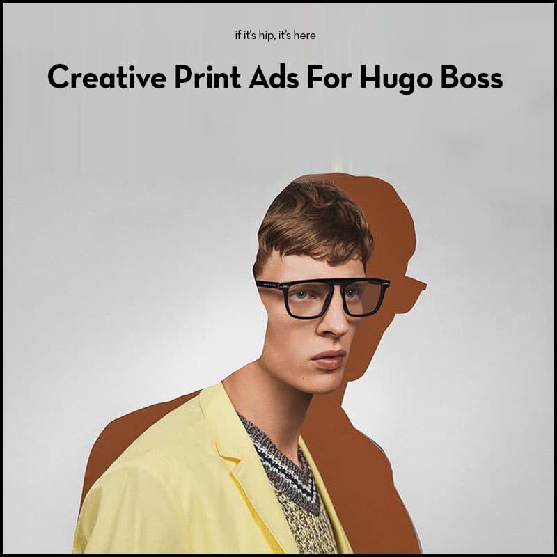 creative print ads for Hugo Boss