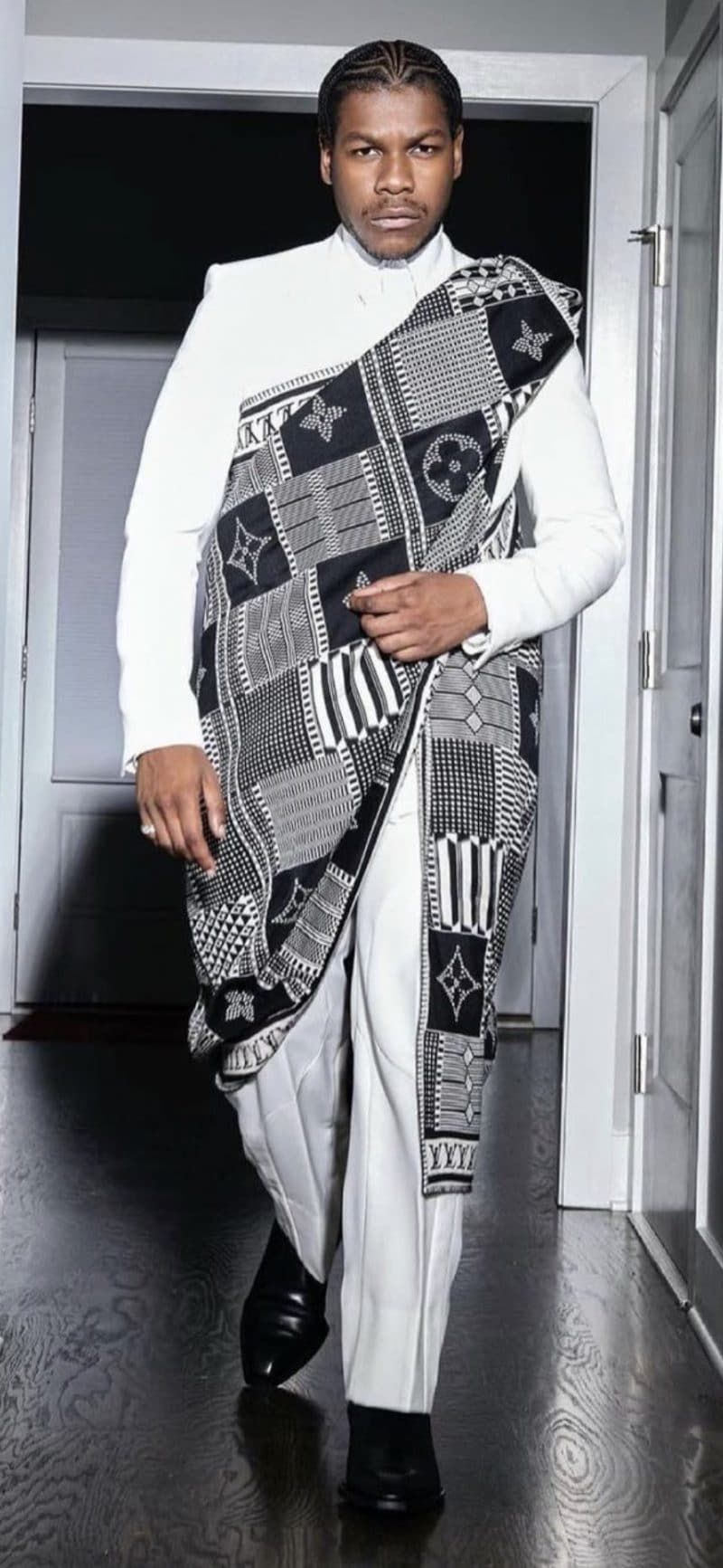 John Boyega in Louis Vuitton