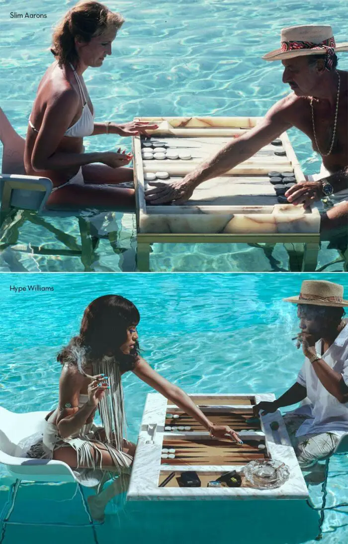 Hype williams x Slim Aarons 