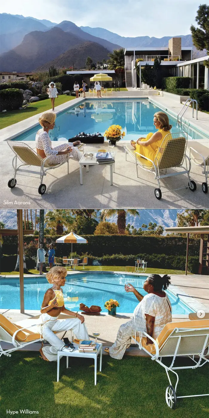 Hype williams x Slim Aarons