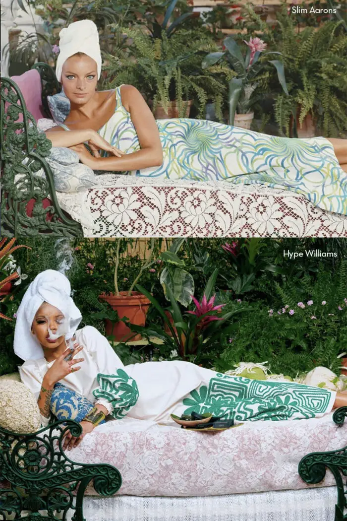 Hype williams x Slim Aarons