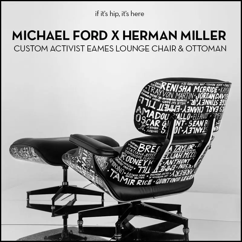 Michael Ford Custom Eames Lounge & Ottoman