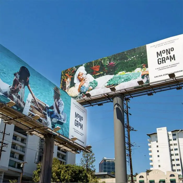 Monogram outdoor boards in LA