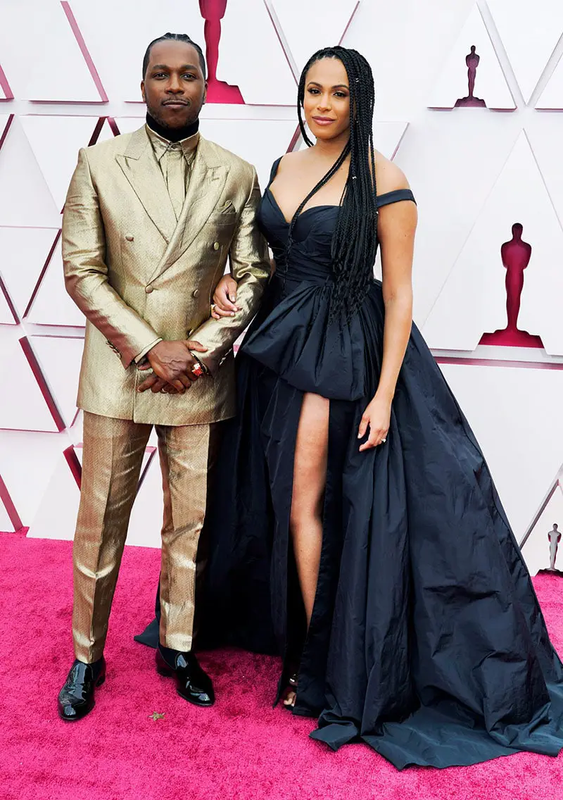 Leslie Odom Jr. in Brioni and Nicolette Robinson in Zuhair Murad