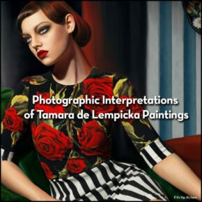 Impressive Photographic Interpretations of Tamara de Lempicka Paintings.