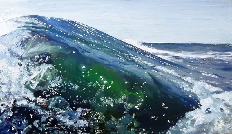 oil paintings of waves