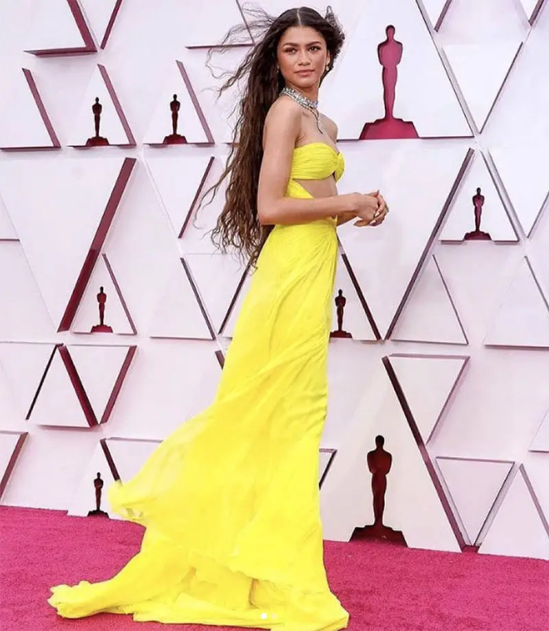 Zendaya in Valentino Haute Couture at the 93rd Academy Awards