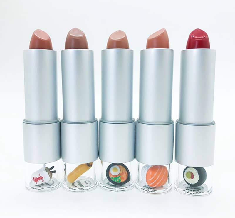 asian foodie fusion lipsticks