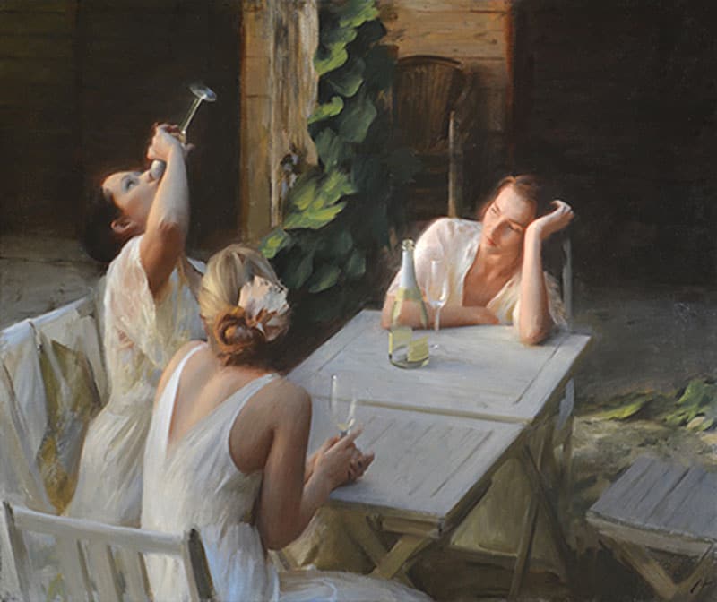 Nick Alm oil paintings