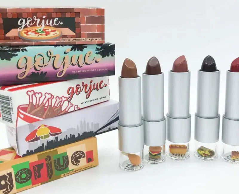 gorjue food inspired lipsticks