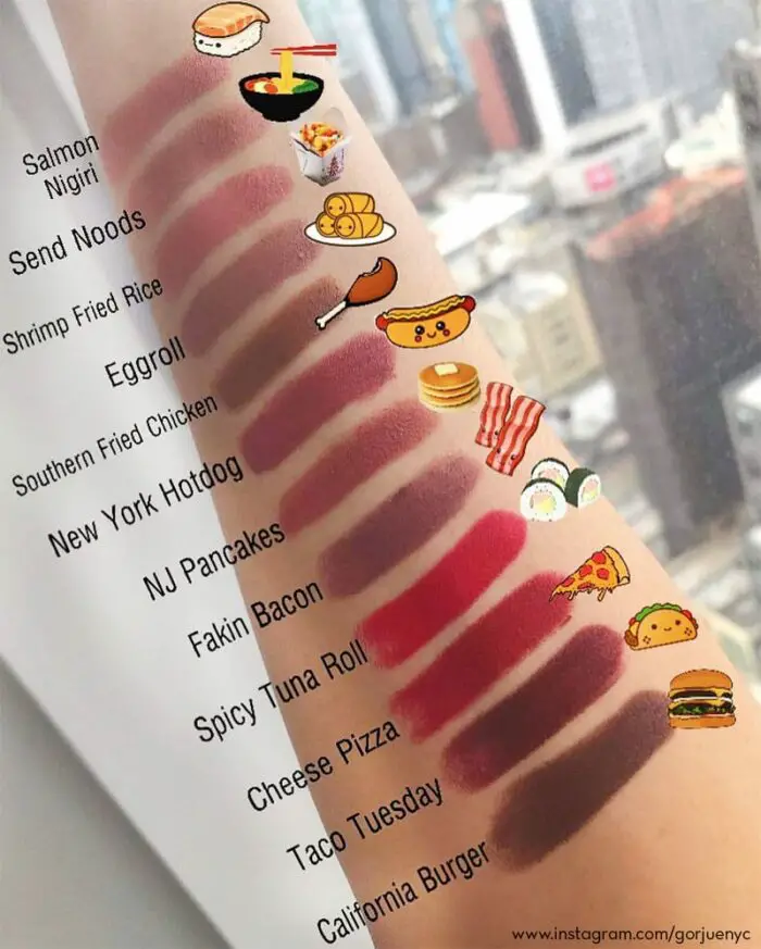 gorjue lipstick colors