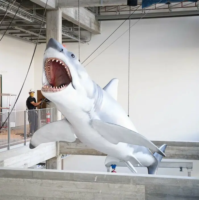 Bruce the shark at the Academy Museum