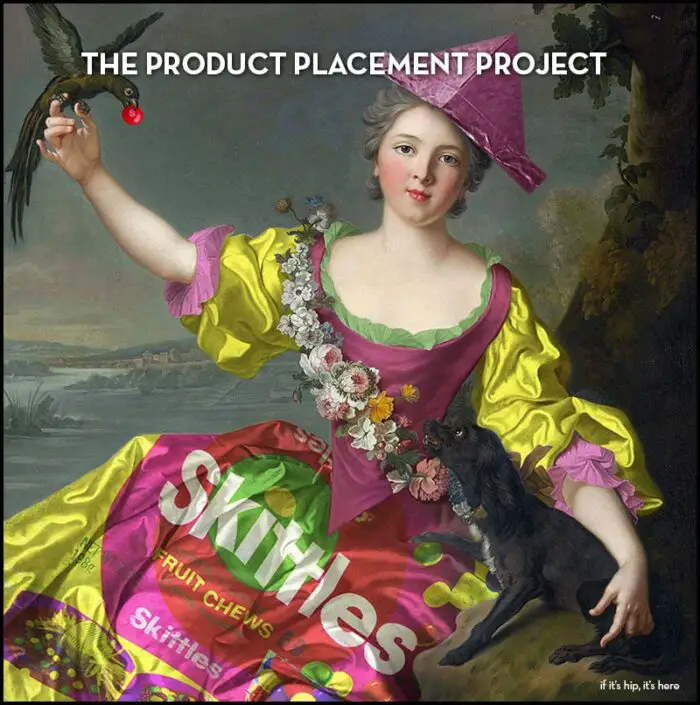 Read more about the article Baroque Portraits + Candy Wrappers = The Product Project Placement
