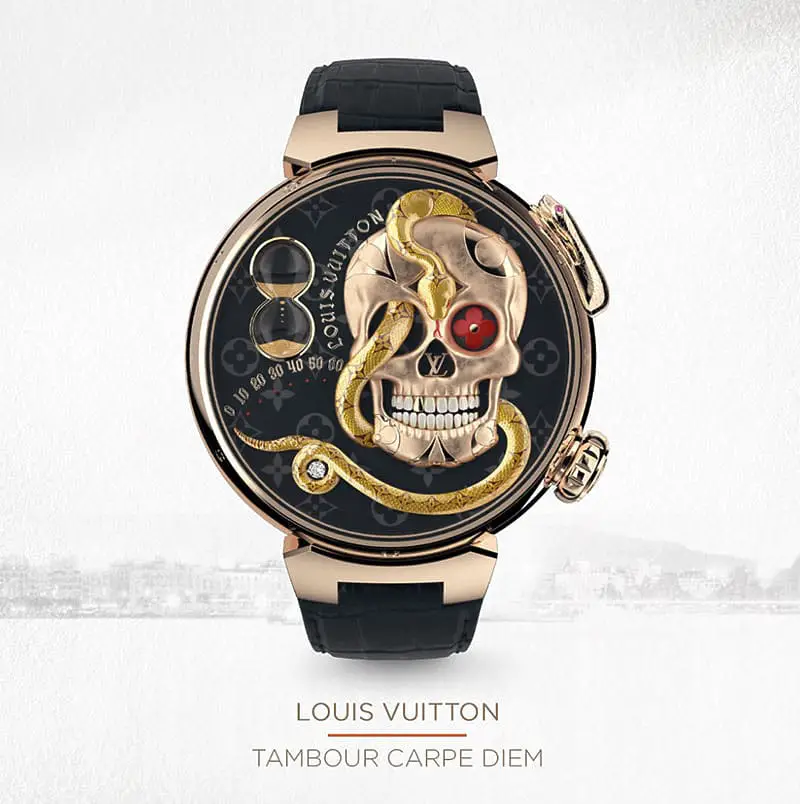 louis vuitton tambour carpe diem watch