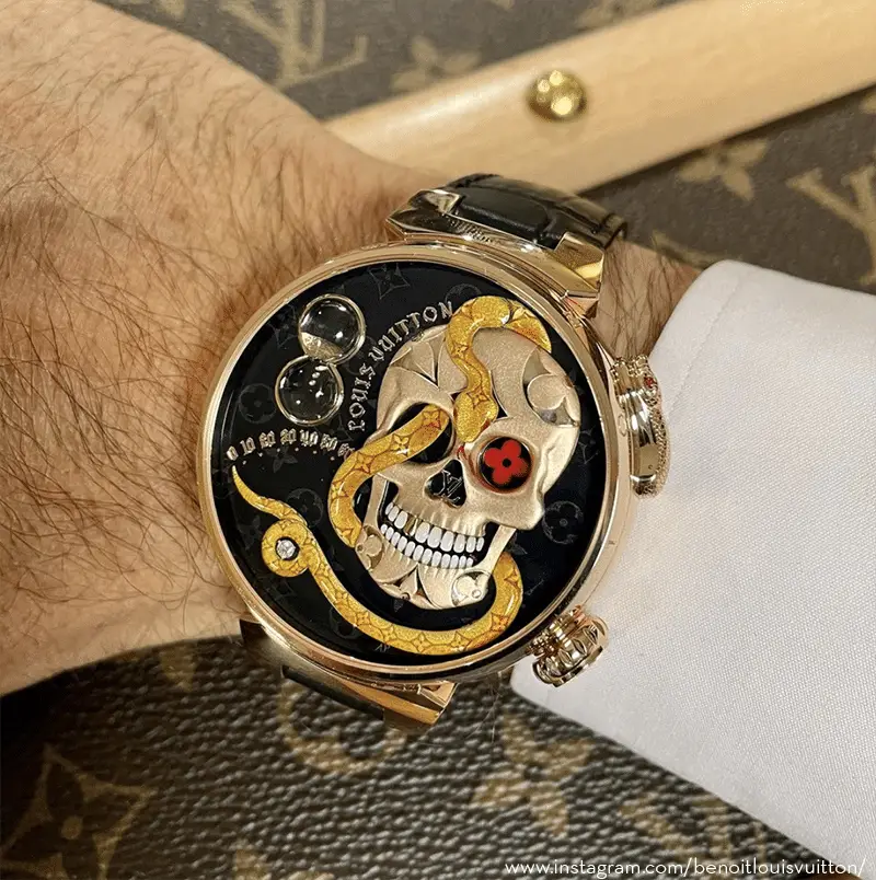 Louis Vuitton Introduces the Tambour Carpe Diem Automaton Minute Repeater