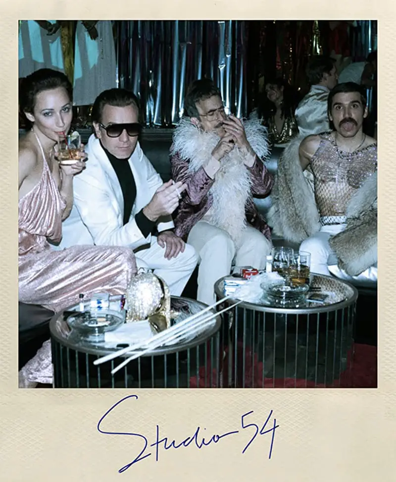 halston studio 54 polaroid ad