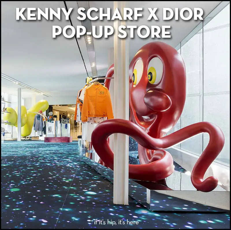 kenny scharf dior pop-up store
