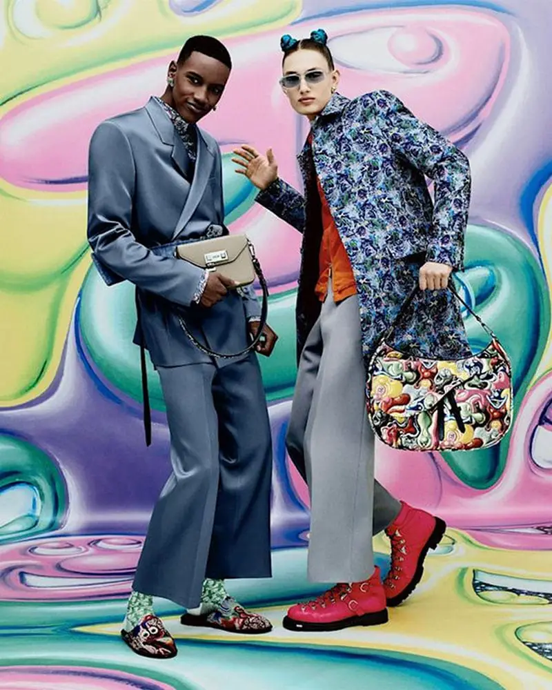 kenny scharf Dior men's collection