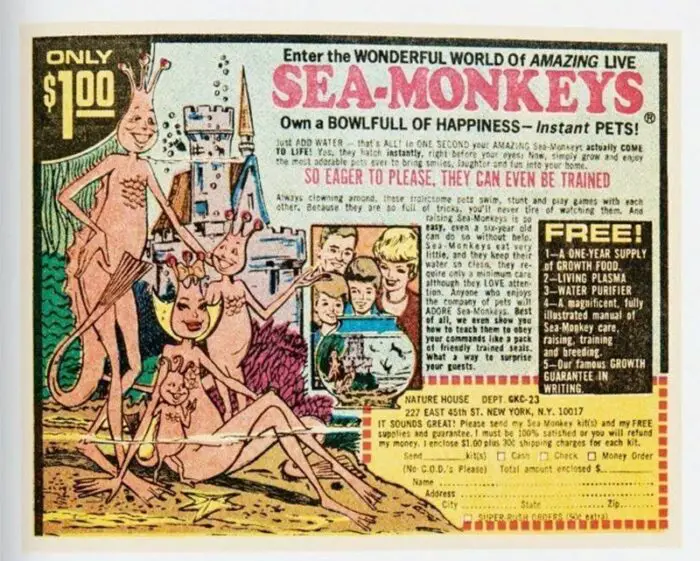 sea monkeys ad
