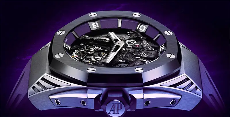 AP Black Panther tourbillon watch