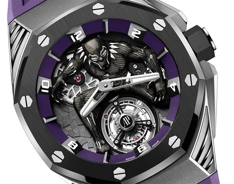 AP Marvel Black Panther watch