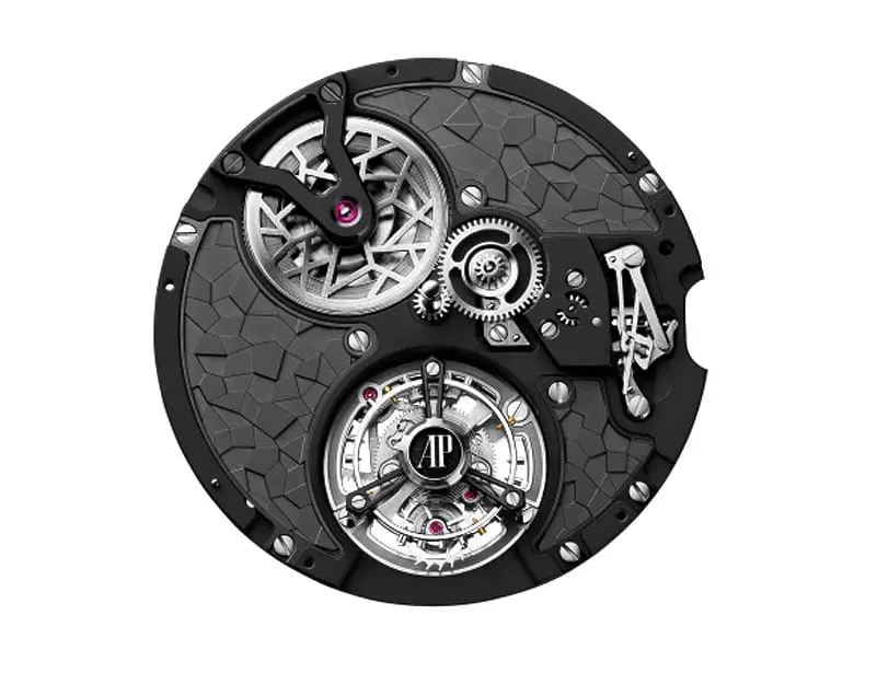 AP marvel watch movement front