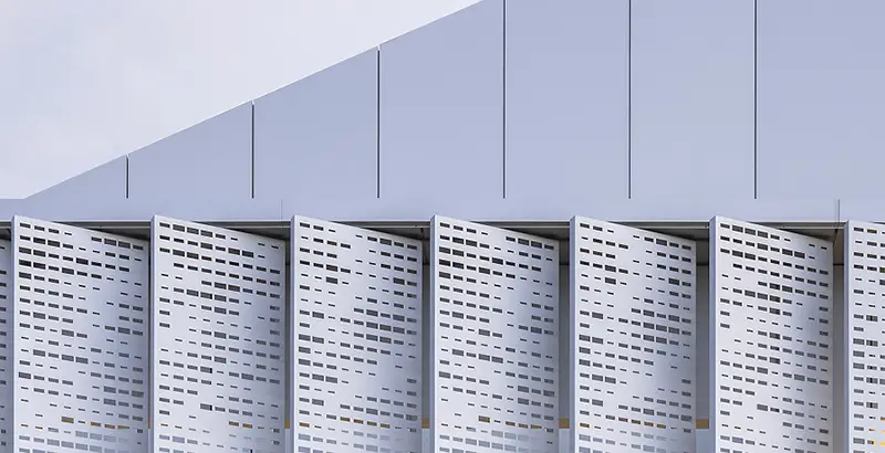 perforated aluminum shutters