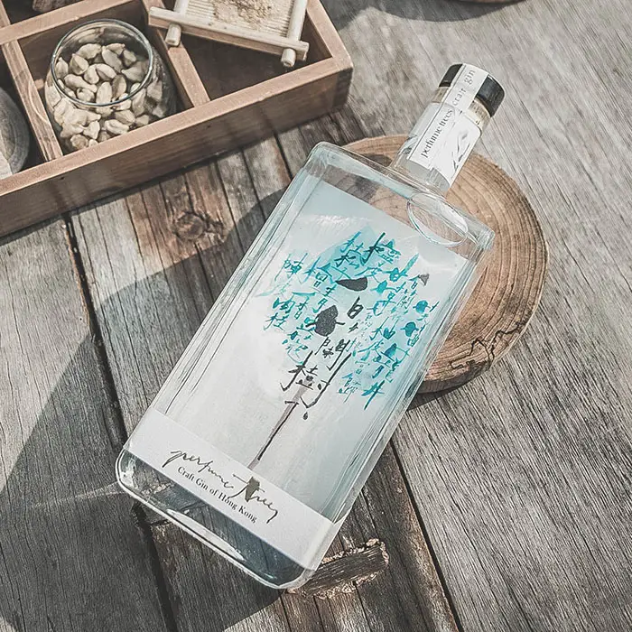 perfume trees gin bottle