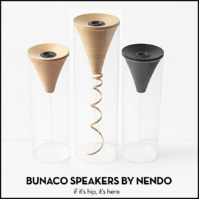 Bunaco. Beautiful Speakers Made of Beech Wood.