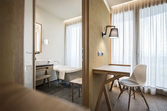 renovated hotel in northern italy