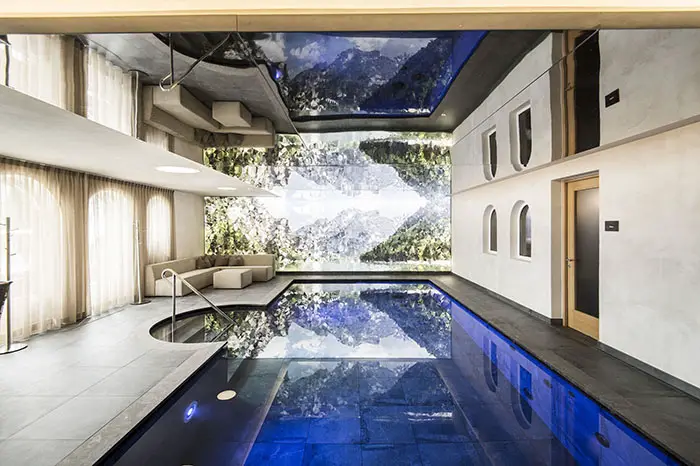 indoor pool in spa
