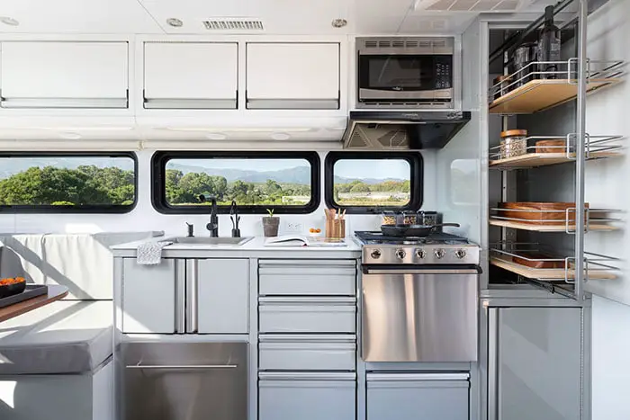 living vehicle kitchen