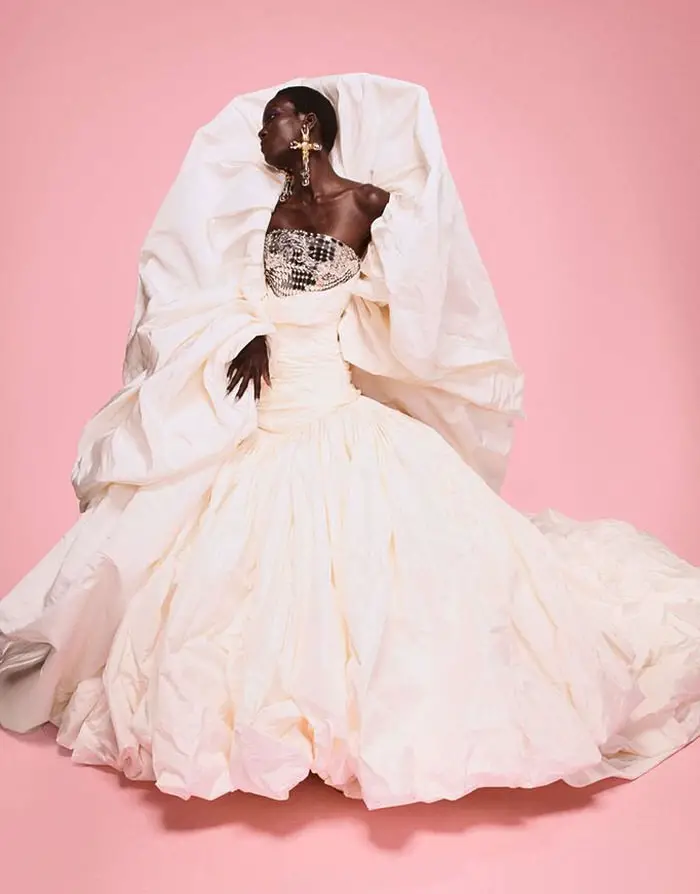 schiaparelli bridal gown 2021