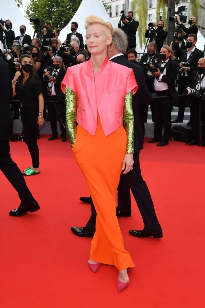 tilda-swinton-Haider Ackermann ensembl cannes 2021