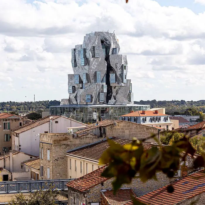 the tower overlooking arles