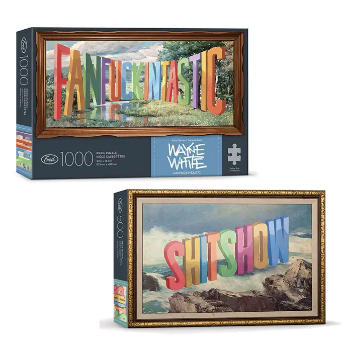 wayne white art puzzles