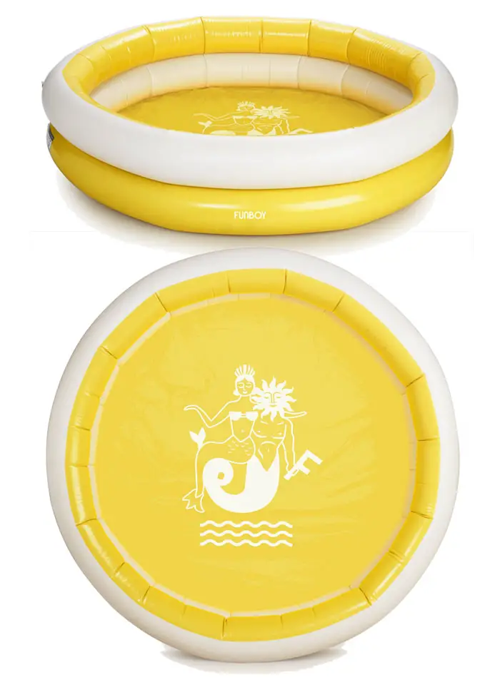 FUNBOY Mellow Yellow kiddie pool