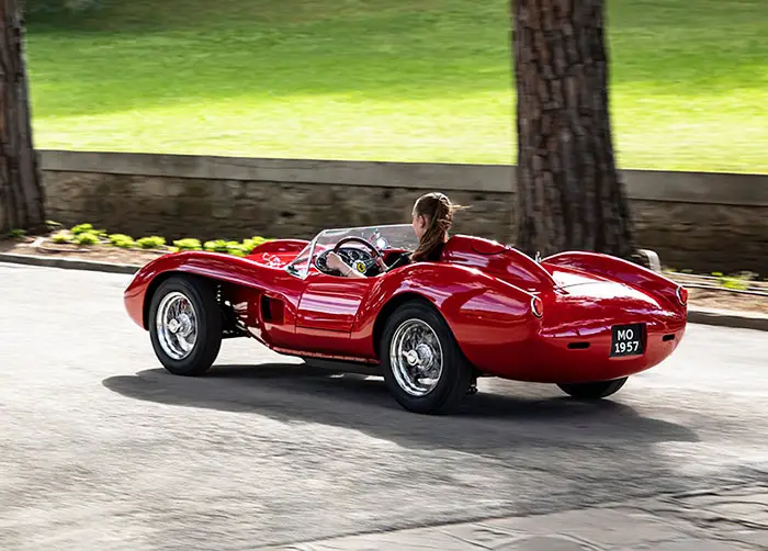 Ferarri Testa Rossa J rear profile