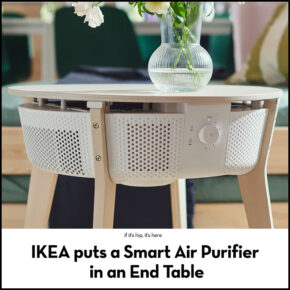 IKEA Puts A Smart Air Purifier In An End Table