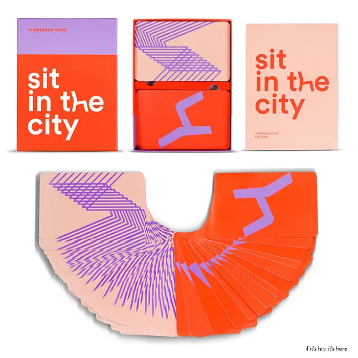 sit in the city cards box and pamphlet