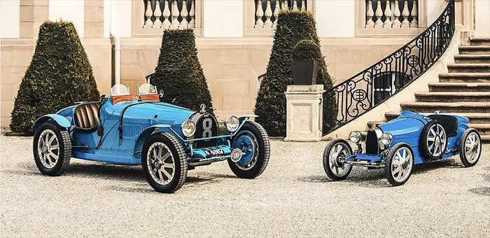 big and little bugatti Type 35