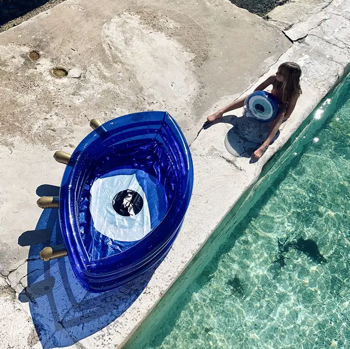 greek eye inflatable kiddie pool