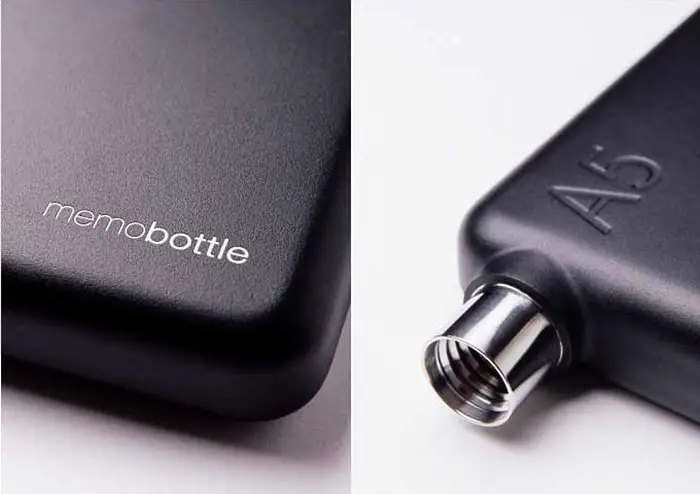 memobottle black details